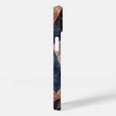 Abstracte geometrische kunst met goud en zwart Case-Mate iPhone case (Achterkant / Rechts)