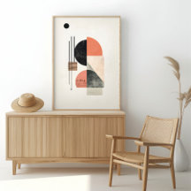 Abstracte geometrische kunst met natuurlijke textu