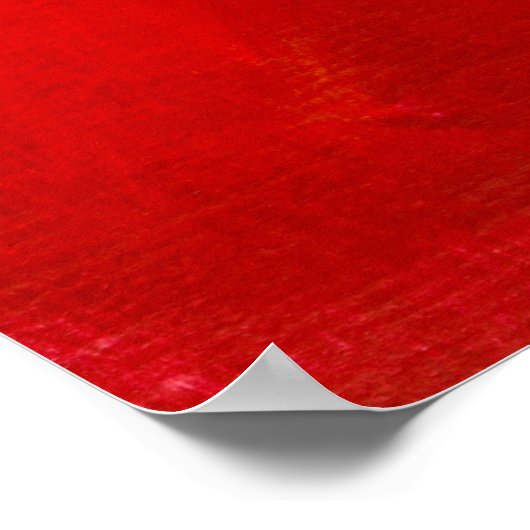 Abstracte Geometrische kunst met rood zwart schild Poster (Hoek)