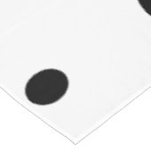 Abstracte geometrische kunst met zwart en wit tafelkleed (Gekanteld)