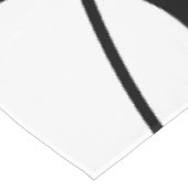 Abstracte geometrische kunst met zwart en wit tafelkleed (Gekanteld)