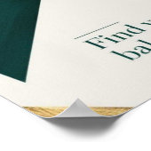 Abstracte geometrische kunst Modern poster minimal (Hoek)