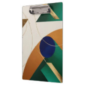 Abstracte geometrische kunst Modern poster minimal Klembord (Links)