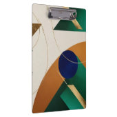 Abstracte geometrische kunst Modern poster minimal Klembord (Rechts)