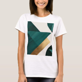 Abstracte geometrische kunst Modern poster minimal T-shirt