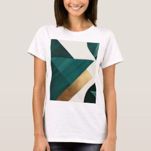 Abstracte geometrische kunst Modern poster minimal T-shirt