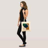 Abstracte geometrische kunst Moderne canvas tas mi (Voorkant (model))
