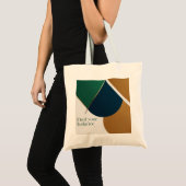 Abstracte geometrische kunst Moderne canvas tas mi (Voorkant (product))