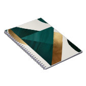 Abstracte Geometrische Kunst Moderne notitieboek s (Rechterzijde)