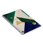 Abstracte Geometrische Kunst Moderne notitieboek s (Rechterzijde)