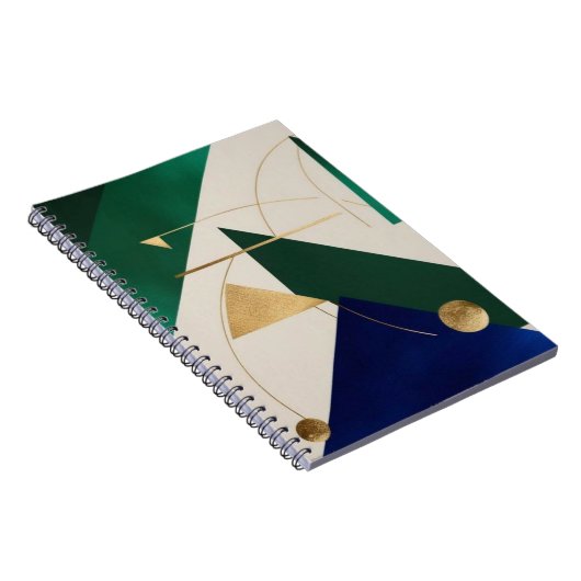 Abstracte Geometrische Kunst Moderne notitieboek s (Rechterzijde)