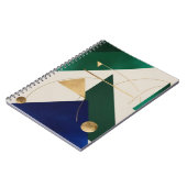 Abstracte Geometrische Kunst Moderne notitieboek s (Linkerzijde)