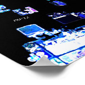 Abstracte geometrische kunst poster (Hoek)