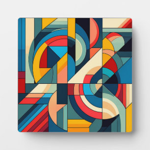 Abstracte geometrische kunst - samenstelling van h fotoplaat