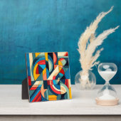 Abstracte geometrische kunst - samenstelling van h fotoplaat (Insitu)