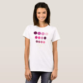 Abstracte geometrische kunst, t-shirt (Voorkant volledig)