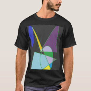 ABSTRACTE GEOMETRISCHE KUNST T-SHIRT
