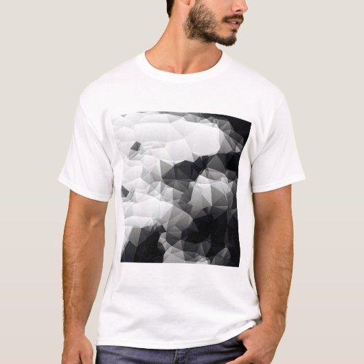 Abstracte geometrische kunst t-shirt (Voorkant)
