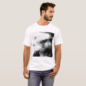 Abstracte geometrische kunst t-shirt (Voorkant volledig)
