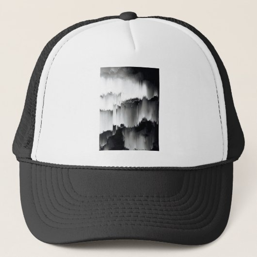 Abstracte geometrische kunst trucker pet (Voorkant)
