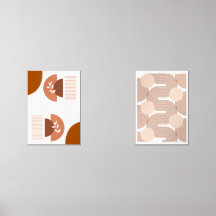 Abstracte geometrische kunst uit het midden van de