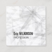 Abstracte geometrische kunst van het patroon vierkante visitekaartje (Voorkant)