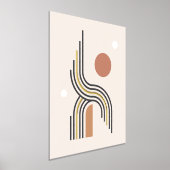 Abstracte geometrische kunstlijncirkels herstellen folie afdrukken (Laagn)