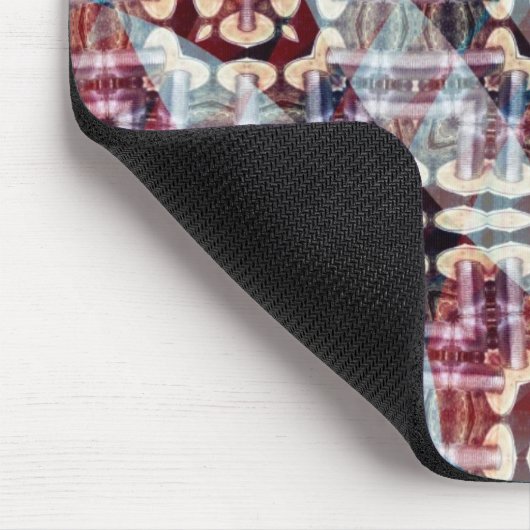 Abstracte Geometrische Kunstmousepad Muismat (Hoek)