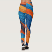 Abstracte geometrische Leggings (Achterkant)