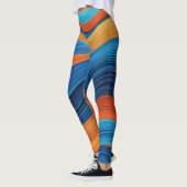 Abstracte geometrische Leggings (Links)