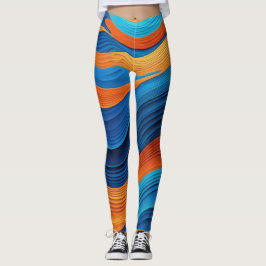 Abstracte geometrische Leggings