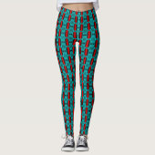 Abstracte geometrische leggings voor textuur (Voorkant)