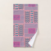 Abstracte geometrische lijnen en vormen | Handdoek (Handdoek)