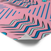 Abstracte geometrische lijnen en vormen | POSTER (Hoek)