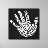 Abstracte geometrische lijnkunst canvas afdruk (Voorkant)