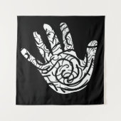 Abstracte geometrische lijnkunst wandkleed (Voorkant)