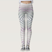 abstracte geometrische metalen textuur. leggings (Voorkant)
