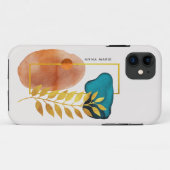 Abstracte geometrische mid-century modern minimali Case-Mate iPhone case (Achterkant (horizontaal))