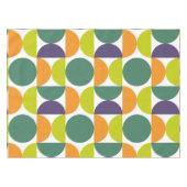 Abstracte geometrische mid-century moderne patrone tafelkleed (Voorkant (Horizontaal))