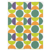 Abstracte geometrische mid-century moderne patrone tafelkleed (Voorkant)