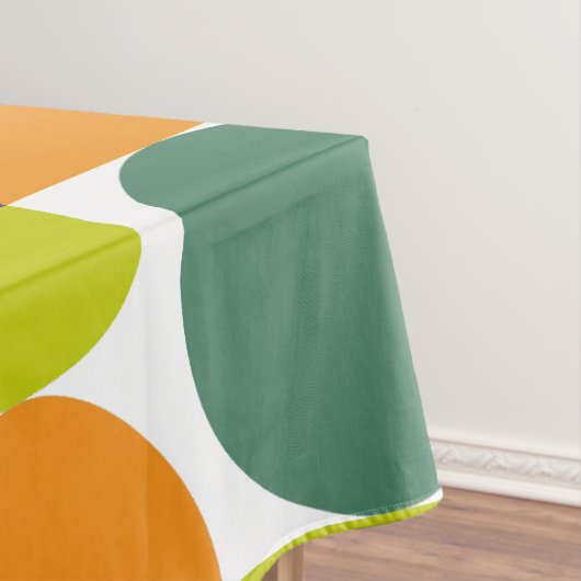 Abstracte geometrische mid-century moderne patrone tafelkleed (Voorbeeld)