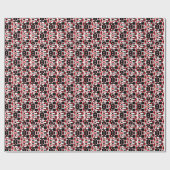 Abstracte geometrische midcentury modern cadeaupapier (Vlak)