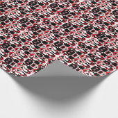 Abstracte geometrische middeleeuwse moderne cadeaupapier (Hoek)