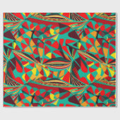 Abstracte geometrische moderne cadeaus voor Mexica Cadeaupapier (Vlak)