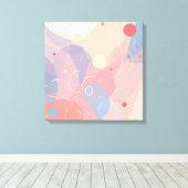 Abstracte geometrische moderne canvaskunst canvas afdruk (Insitu (Houten vloer))