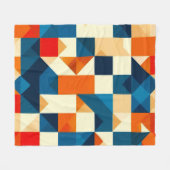 🌈 Abstracte Geometrische Moderne Decoratie 🌈 Fleece Deken (Voorkant (Horizontaal))