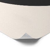 Abstracte geometrische moderne minimale verkoudhei poster (Hoek)