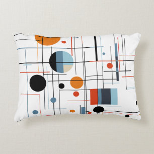 Abstracte Geometrische Moderne Minimalistische Lij Accent Kussen