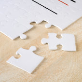 Abstracte Geometrische Moderne Minimalistische Lij Legpuzzel (Zijkant)