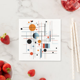 Abstracte Geometrische Moderne Minimalistische Lij Servet